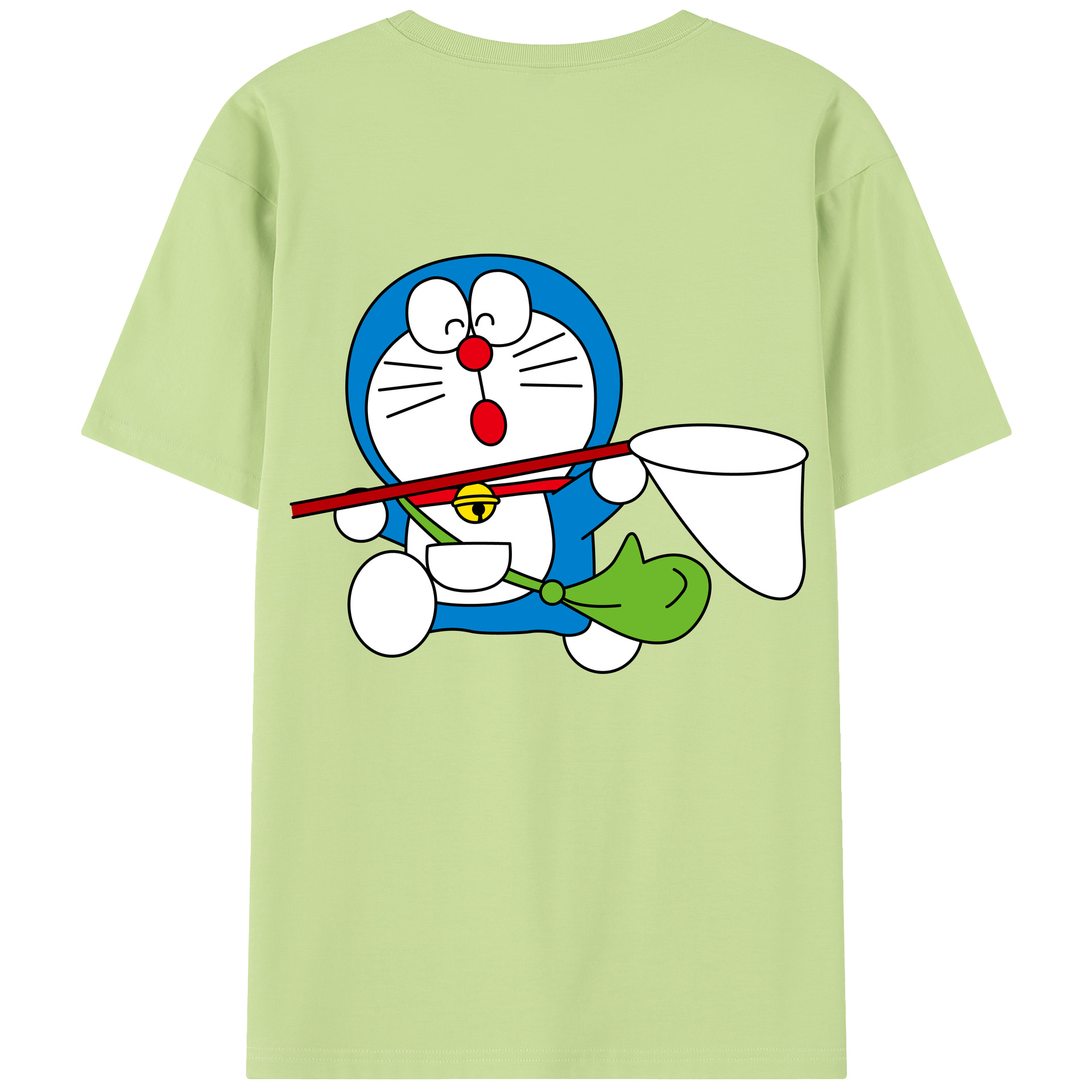 （画像用） ドラえもん Doraemon 綿100％半袖Tシャツ（背面プリント）